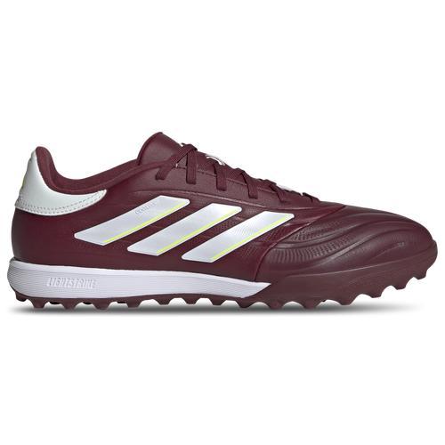 adidas Mens Copa Pure II League Turf - Soccer Shoes Shadow Red/White/Team Solar Yellow Product Image