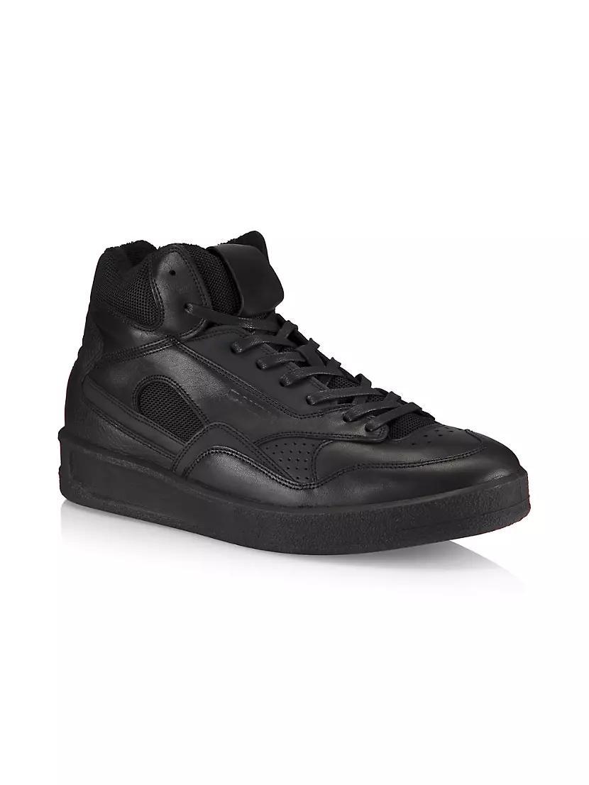 Leather High-Top Sneakers Product Image