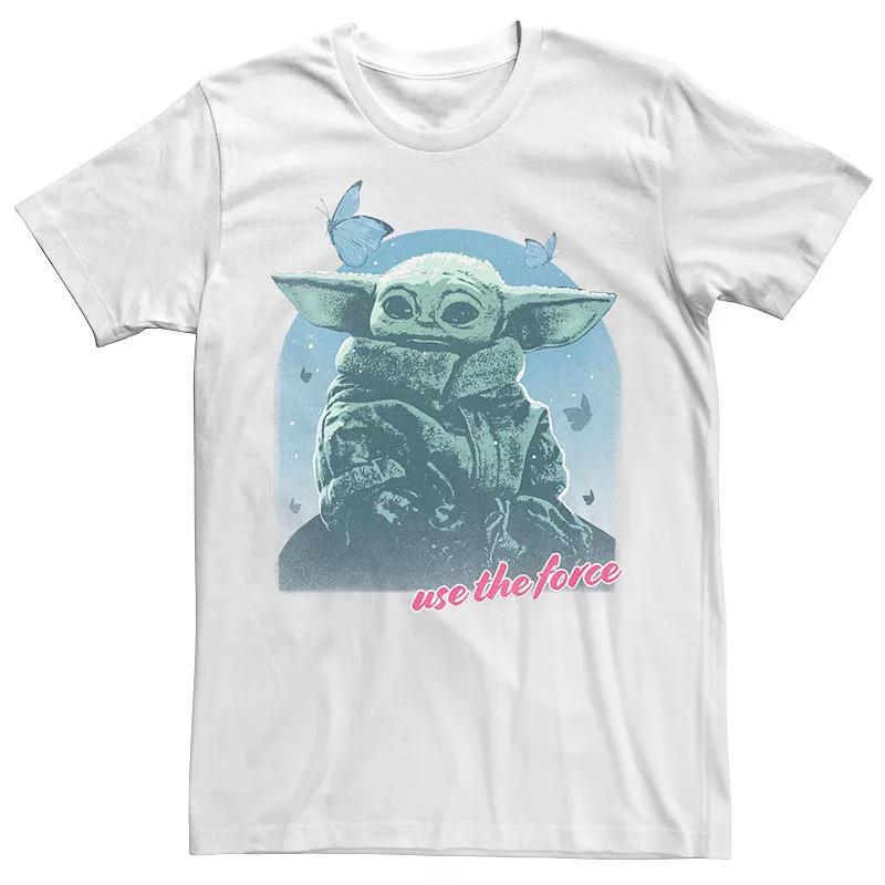 Big & Tall Star Wars: The Mandalorian Grogu Use The Force R14 Tee, Mens Product Image