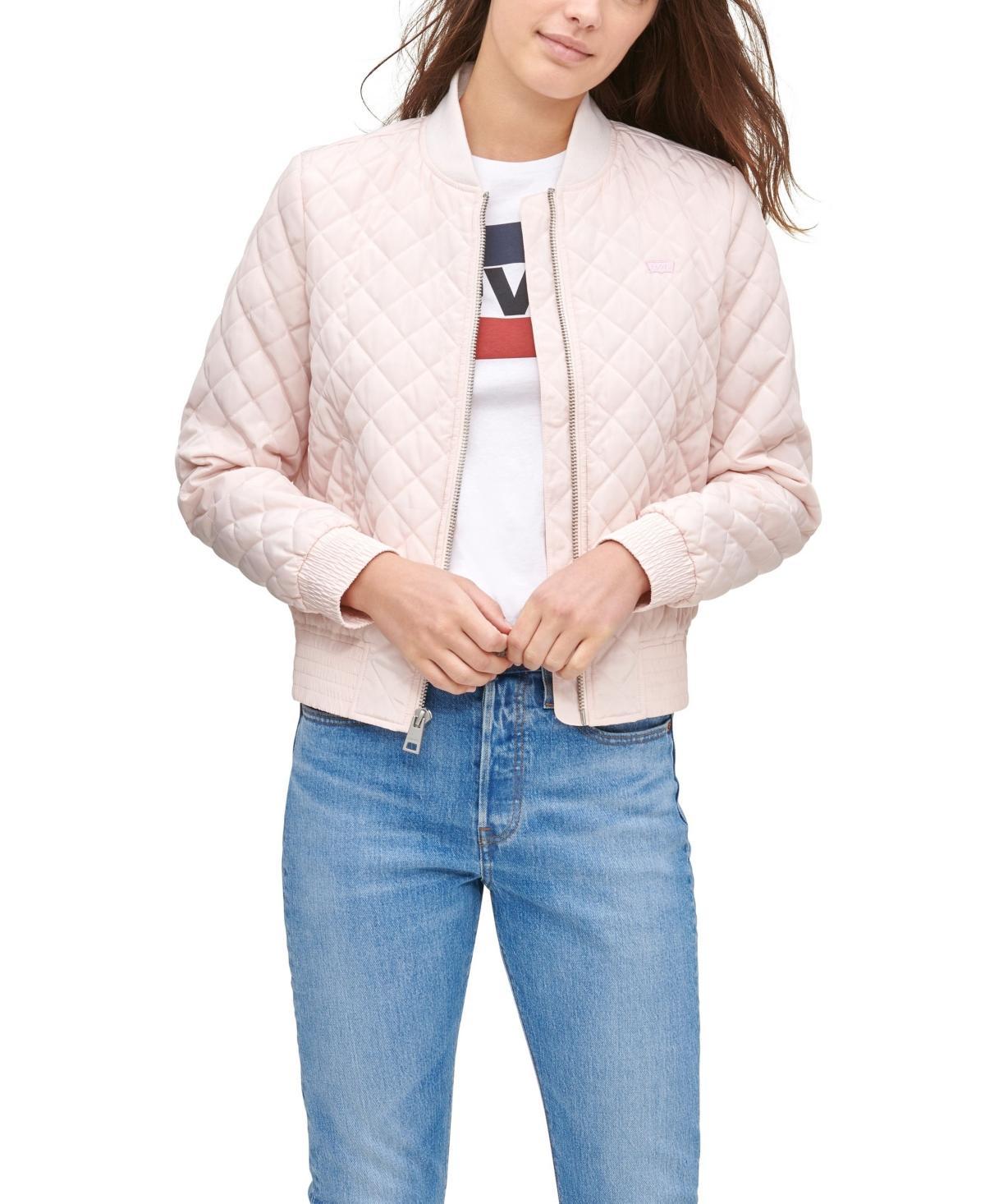 Womens Levis Diamond Quilted Bomber Jacket Product Image