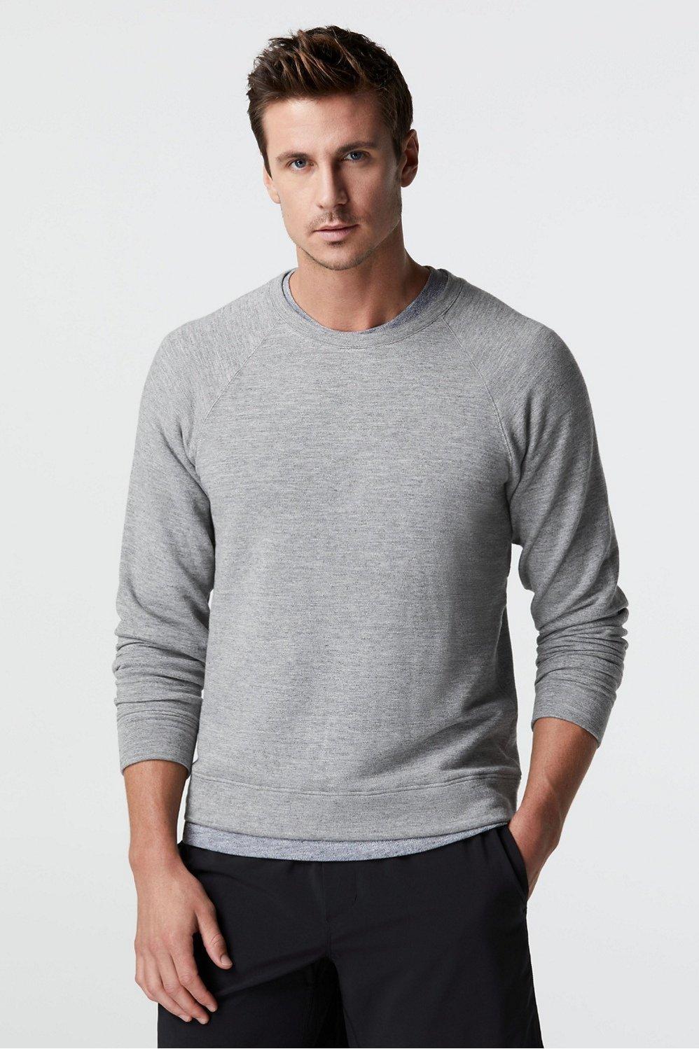 Fabletics Men The OG Crew male Grey Heather Size XS Product Image