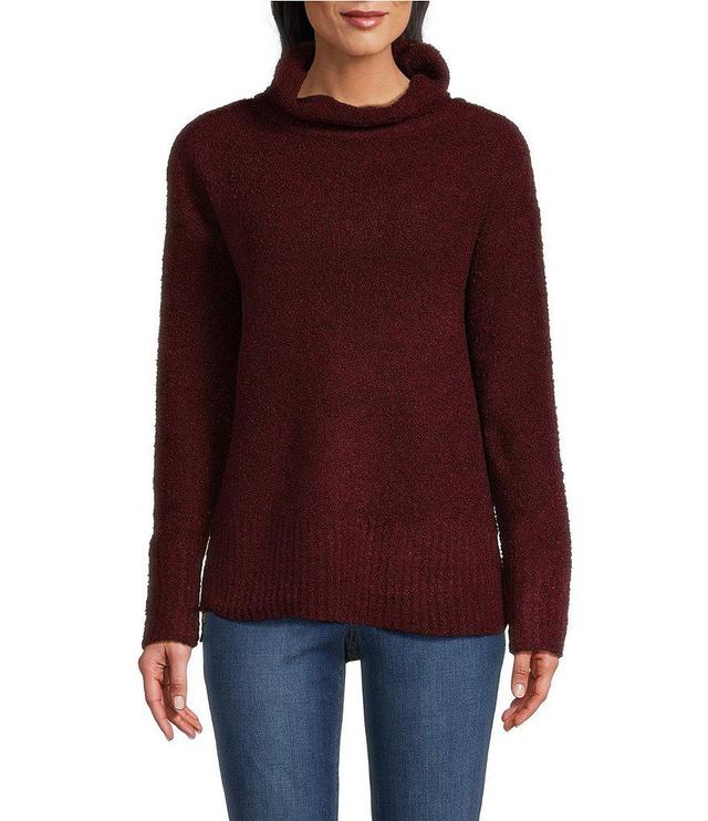 Westbound Long Sleeve Mock Neck Side Zip Sweater Product Image