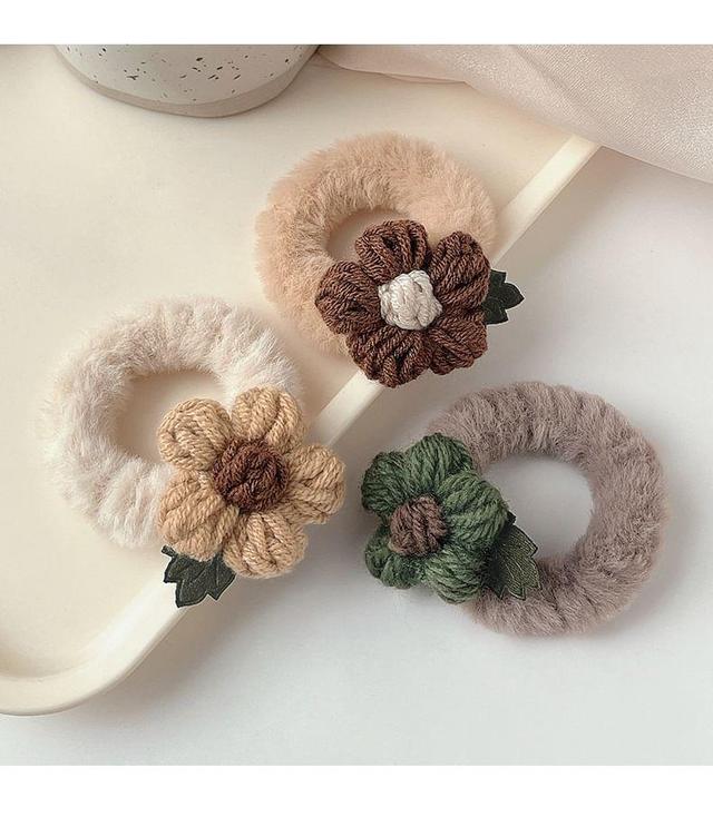 Yarn Flower Hair Tie Product Image