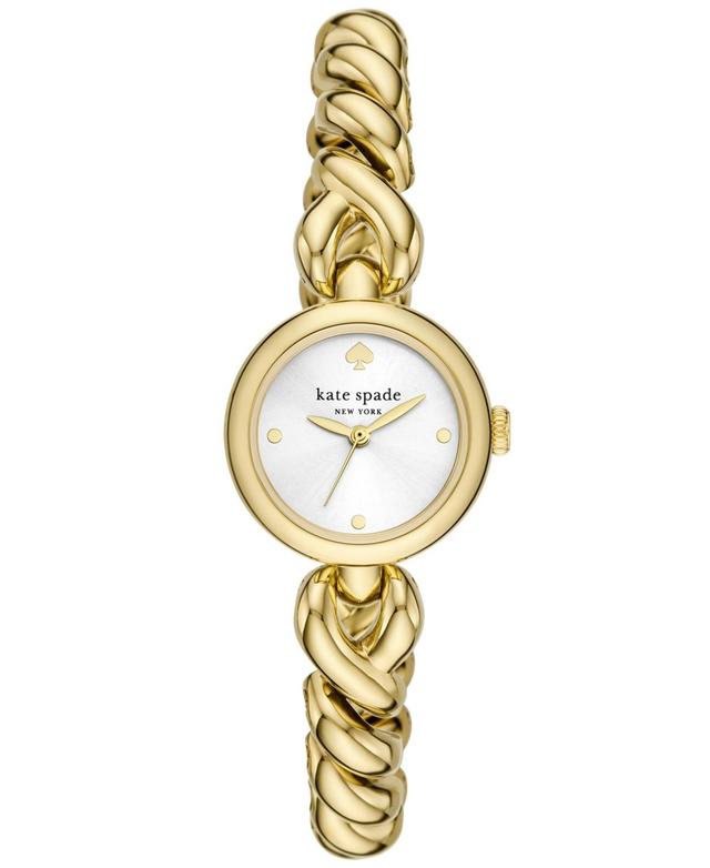 Kate Spade New York Womens Monroe Gold-Tone Stainless Steel Bracelet Watch 24mm Product Image