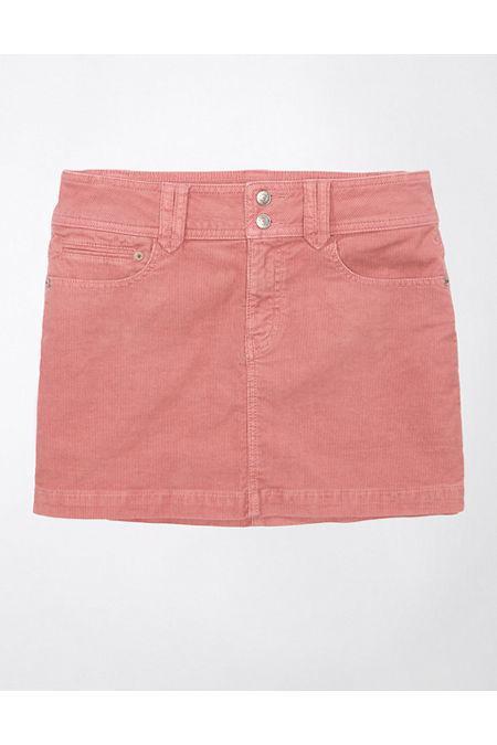 AE Super Stretch High-Waisted Corduroy Mini Skirt Women's Product Image