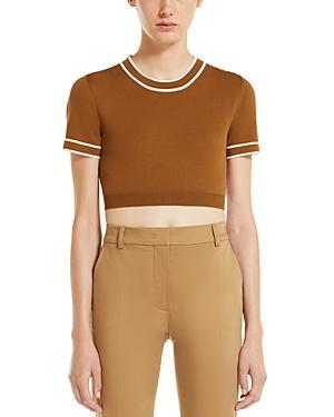 Max Mara Uscio Cropped Crewneck Sweater Product Image