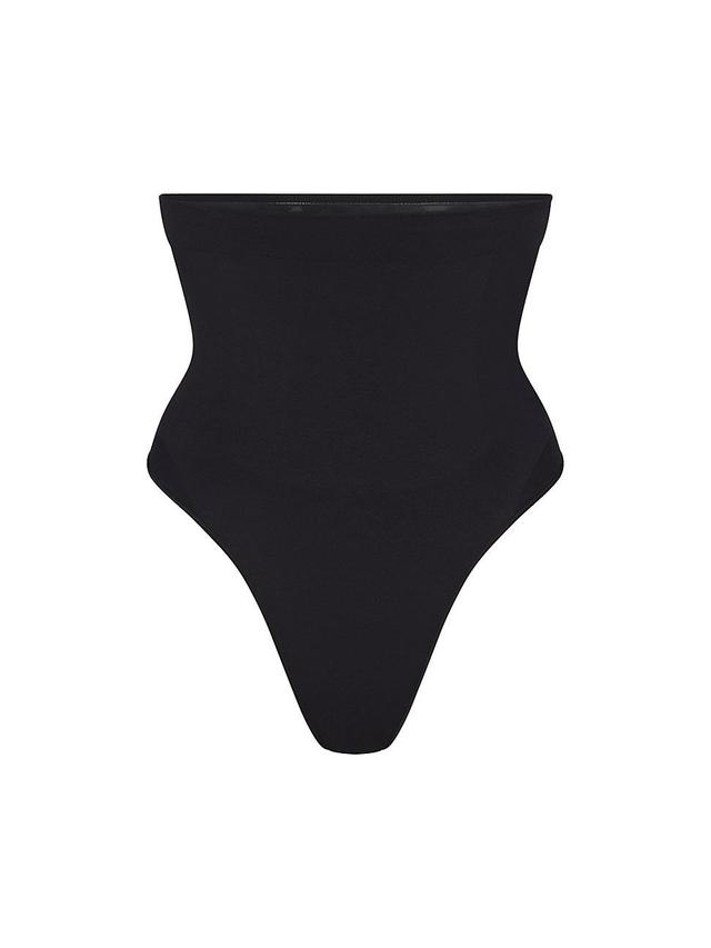 Womens Seamless Sculpt High-Waisted Thong Product Image