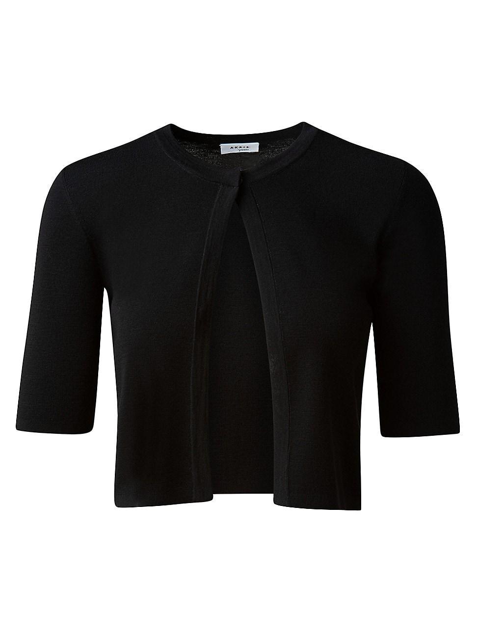 Akris punto Akris Crop Wool Cardigan Product Image