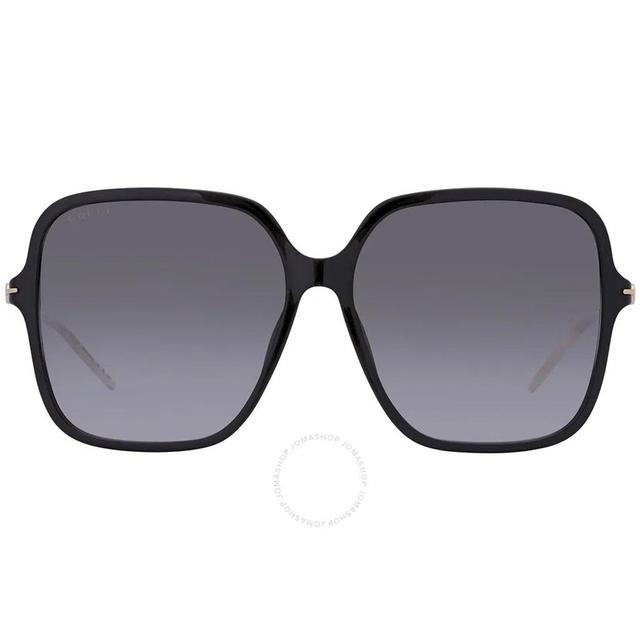 Grey Butterfly Ladies Sunglasses Gg1267s 001 60 Product Image