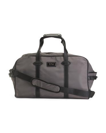 19in Designer Duffel for Men | Leather/Metal product image