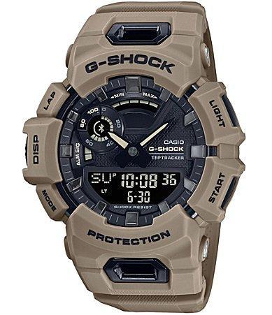 Men's Casio G-Shock Move Light Brown Resin Strap Watch with Black Dial (Model:GBA900UU-5A) Product Image