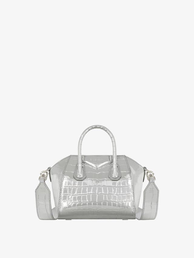 Antigona Toy bag in crocodile effect leather Product Image