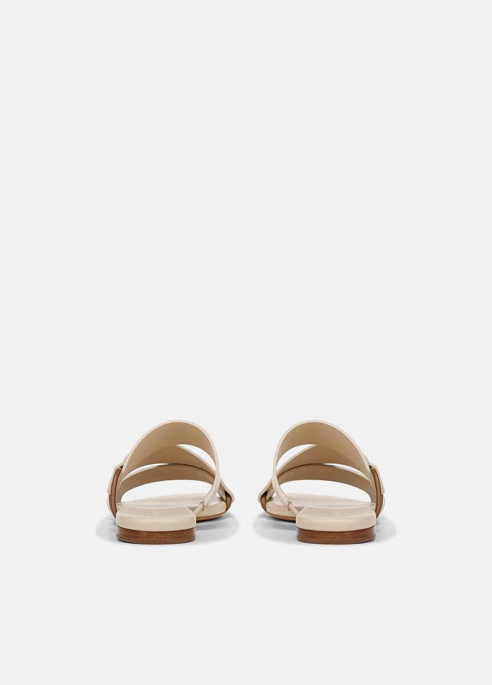 Dylan Leather Criss-Cross Slide Sandal Product Image