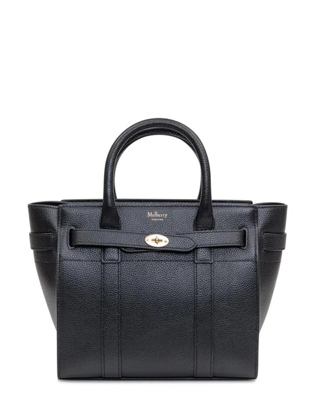 MULBERRY Mini Bayswater Tote Bag In Black Product Image