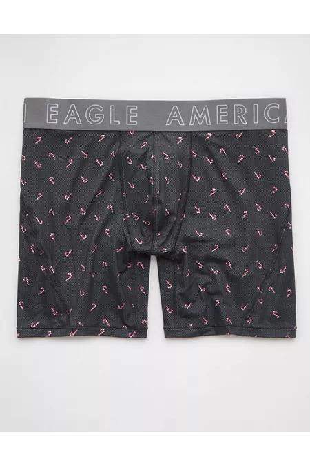 AEO Mens Tiny Candy Canes 6 Flex Boxer Brief Men's Product Image