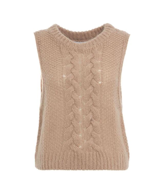 Cable knit vest Product Image