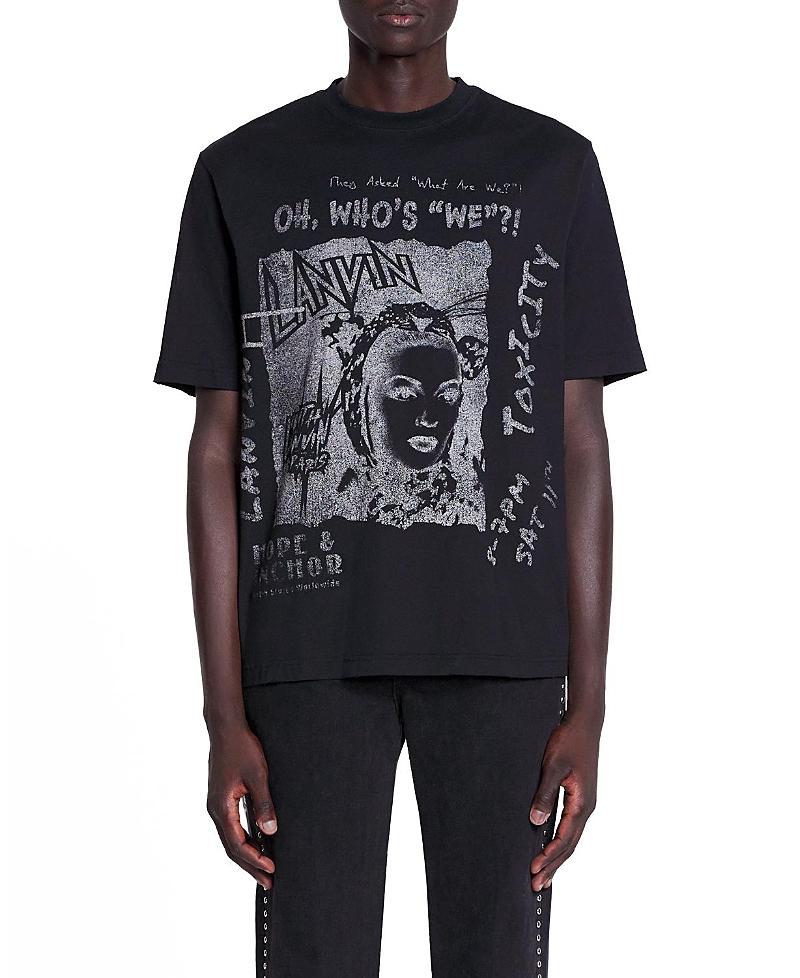 Mens Lanvin x Future Unisex Classic Printed T-Shirt Product Image