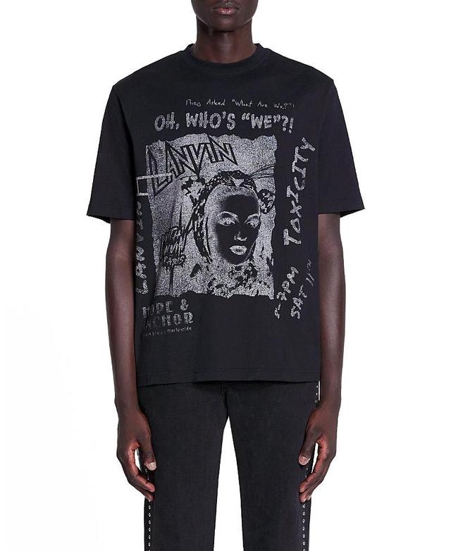 Mens Lanvin x Future Unisex Classic Printed T-Shirt Product Image