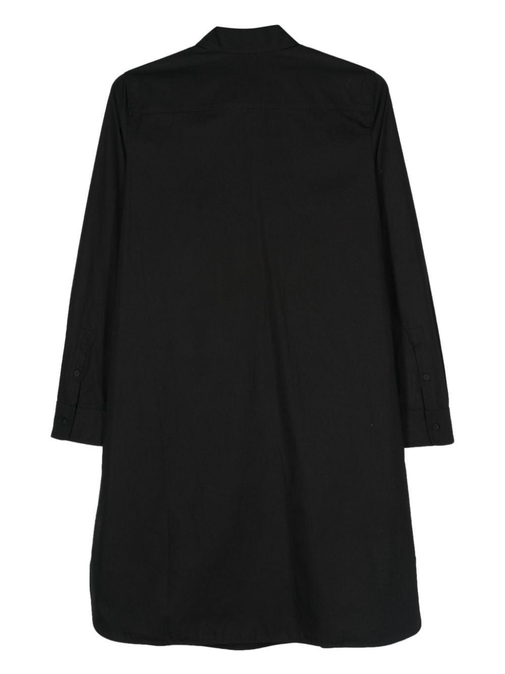 Juanita Cotton Mini Dress In Black Product Image