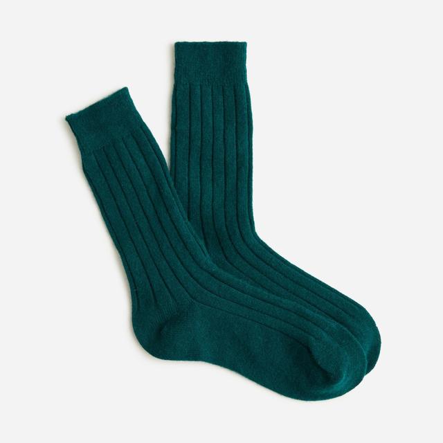 Ribbed cashmere-blend socks Product Image