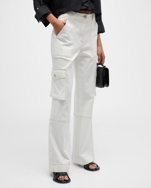 Womens Coop Flare Cargo Pants Product Image