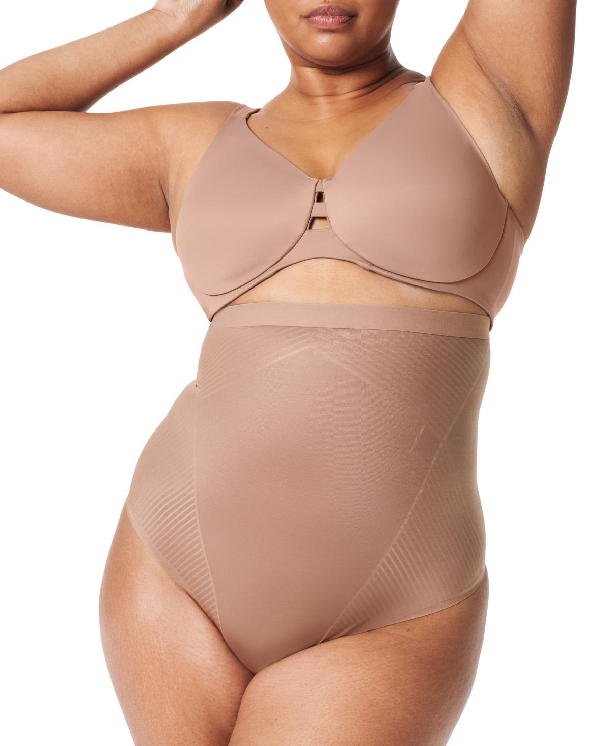 Spanx Womens Thinstincts High-Waisted Shaping Thong Underwear 10401R Product Image