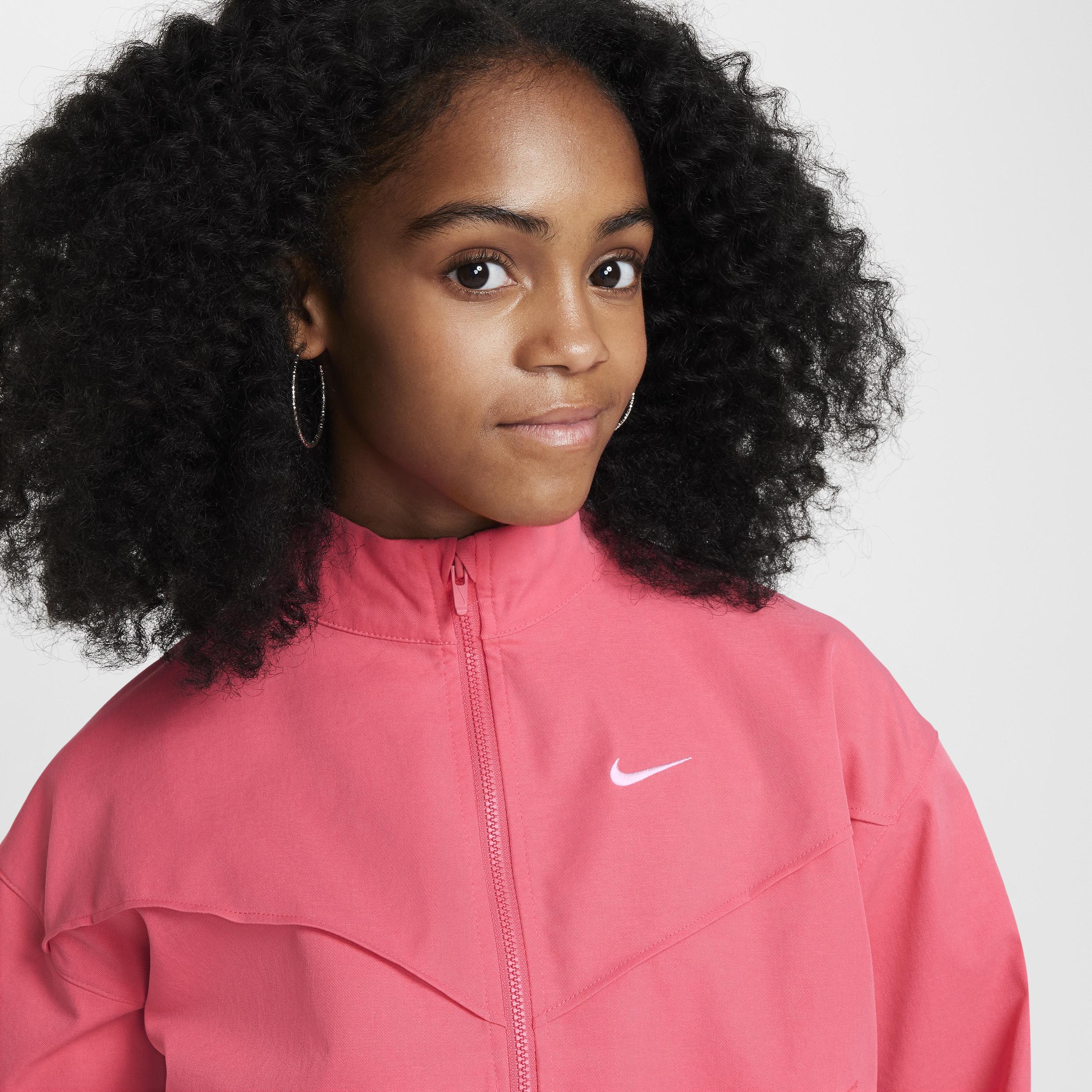 Nike Girls Sportswear Oversized Lightweight Jacket Product Image