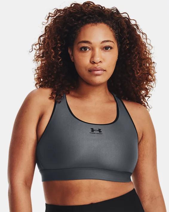 Women's HeatGear® Mid Padless Sports Bra Product Image