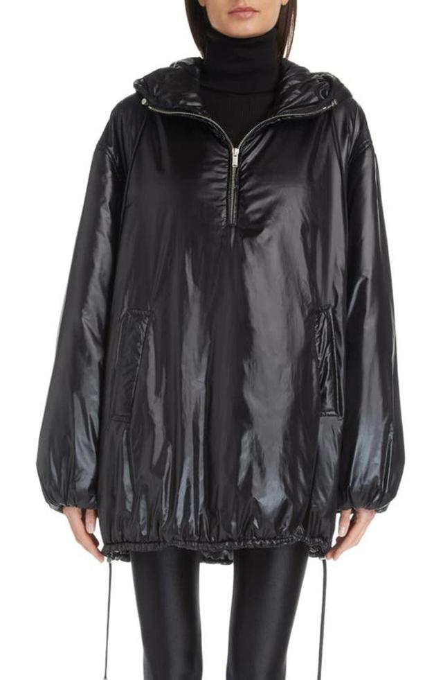 SAINT LAURENT Cassandre Anorak Jacket In Black Product Image