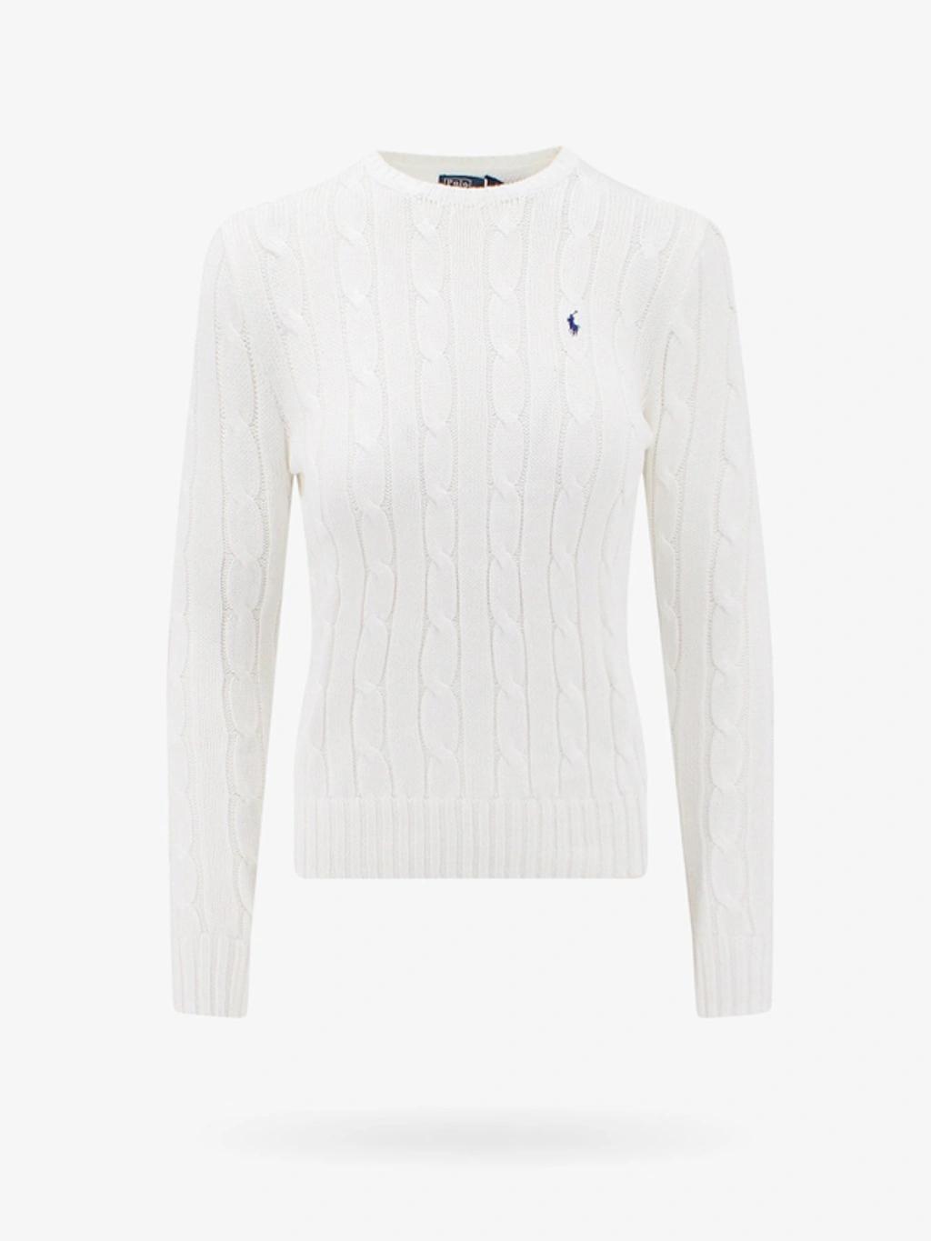 POLO RALPH LAUREN Sweater In White Product Image