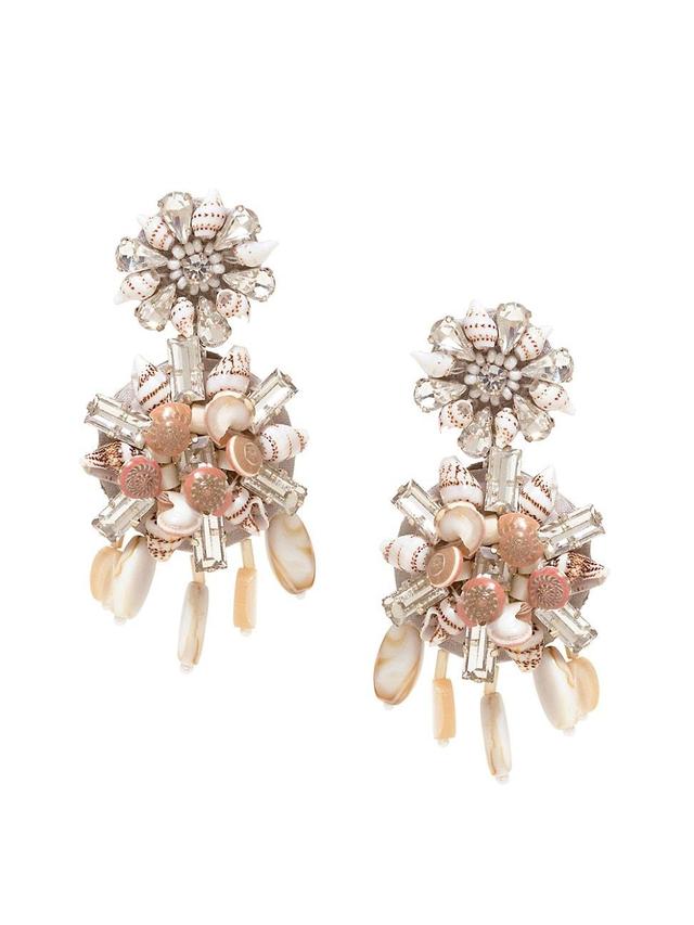 Womens Campbell 14K-Gold-Plated, Mother-Of-Pearl, Shell & Bead Drop Earrings Product Image