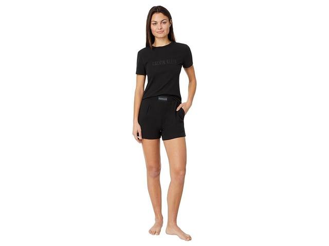 Calvin Klein Underwear Intense Power Lounge Short Sleeve Sleep Set Women's Pajama Sets Product Image