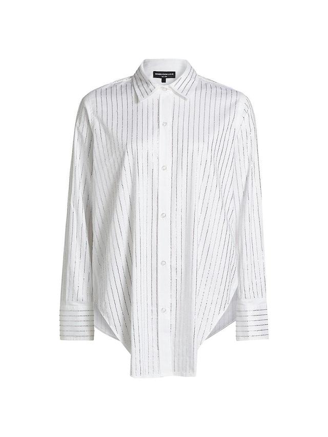 Womens Marc Crystal Poplin Shirt Product Image