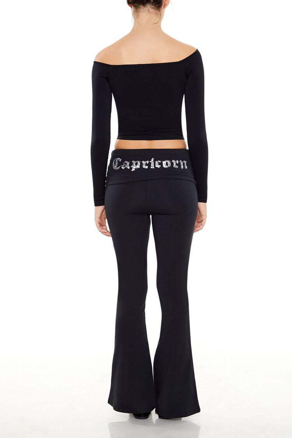 Sequin Capricorn Flare Leggings | Forever 21 Product Image