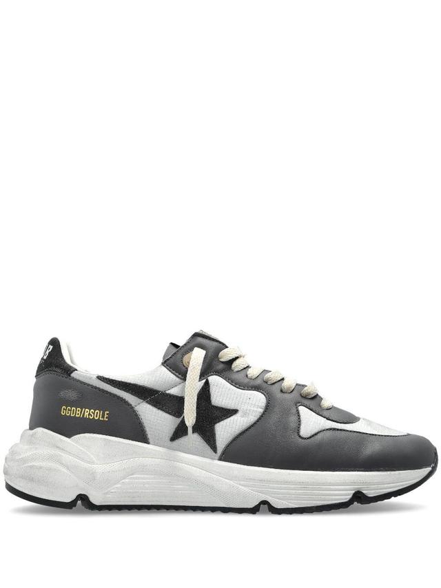 GOLDEN GOOSE Running Sole Sneakers In Silver Product Image