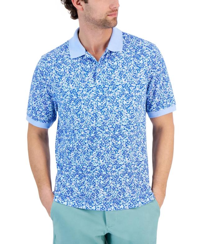 Club Room Mens Berty Floral Pique Polo Shirt, Created for Macys Product Image