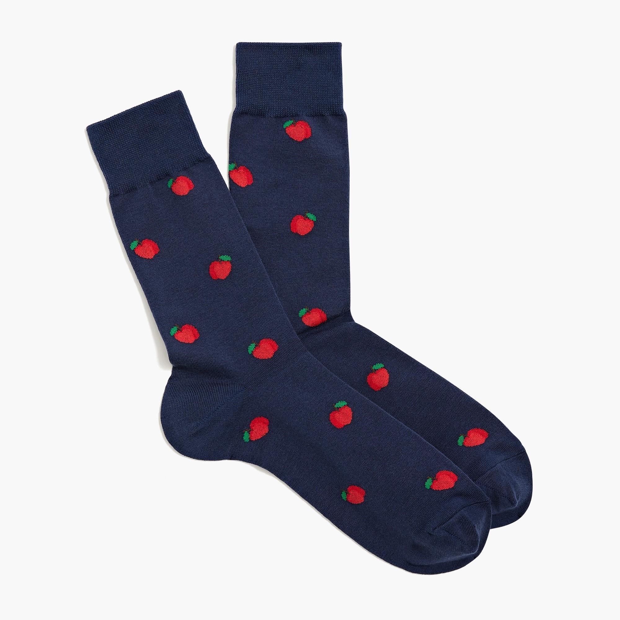 Red apple socks Product Image