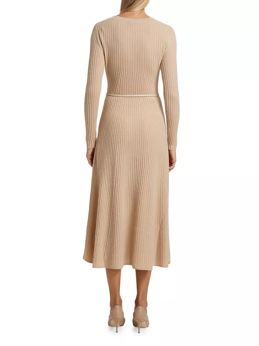 Sabrina Belted Cashmere Sweaterdress Product Image