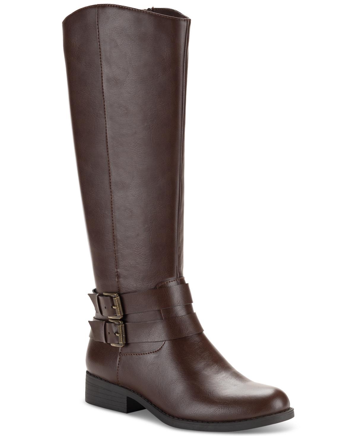 Style & Co Womens Maliaa Buckled Riding Boots, Created for Macys Product Image