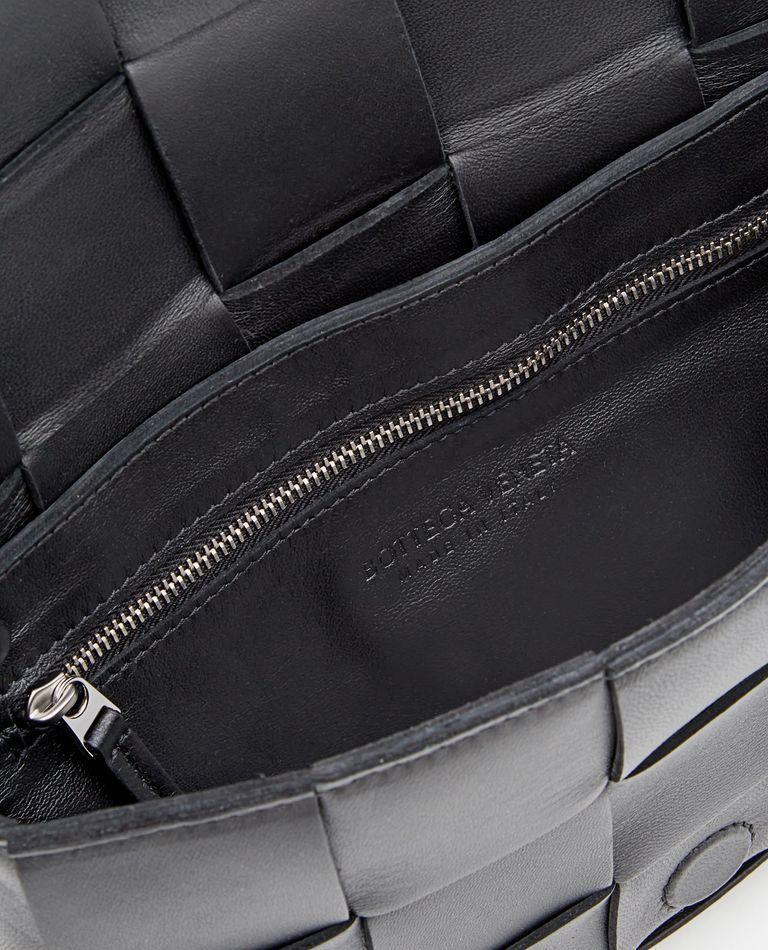 Cassette Leather Shoulder Bag In Black Product Image