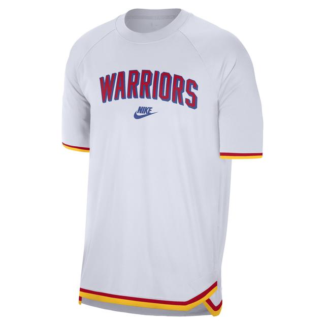 Golden State Warriors Hardwood Classics Nike Men's Dri-FIT NBA Short-Sleeve Pregame Top Product Image