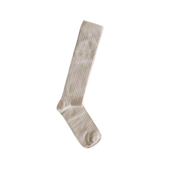 Womens Organic Cotton Ribbed Sock Product Image