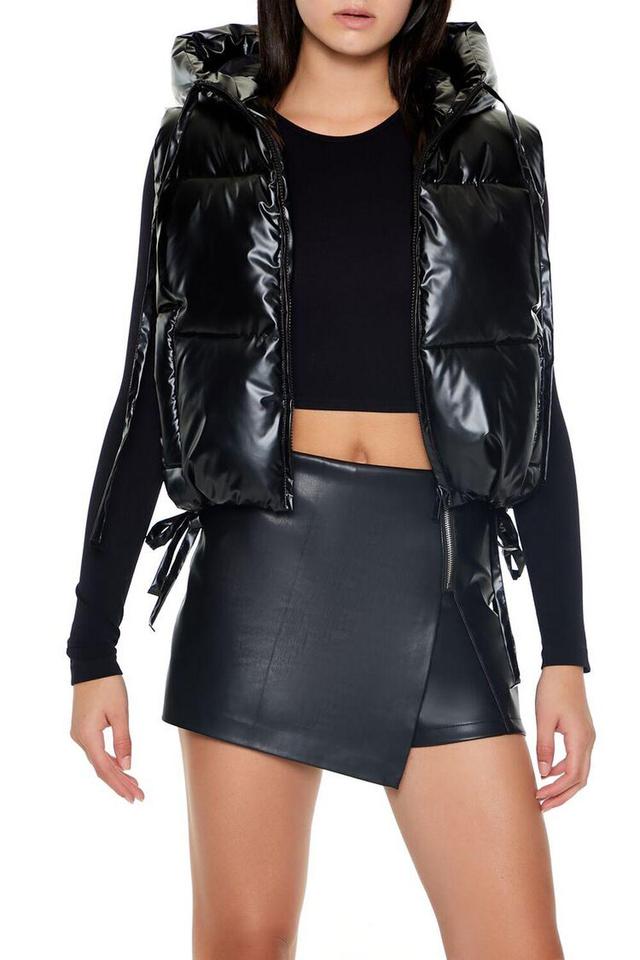 Hooded Quilted Puffer Vest | Forever 21 Product Image