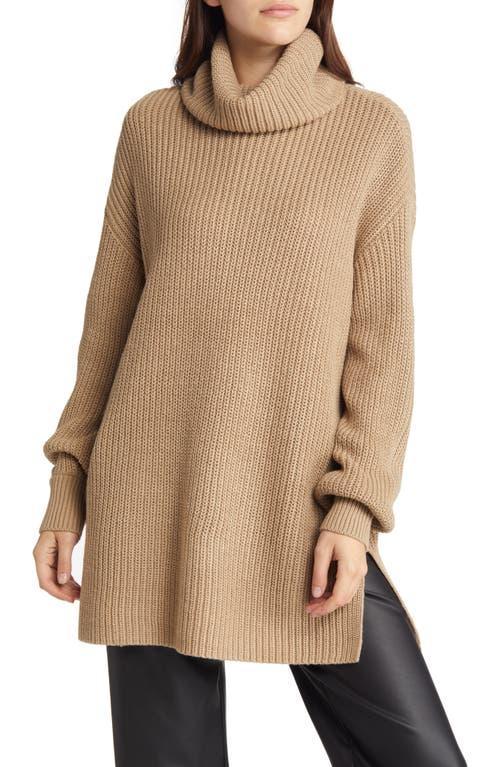 VERO MODA Sayla Cowl Neck Tunic Sweater Product Image