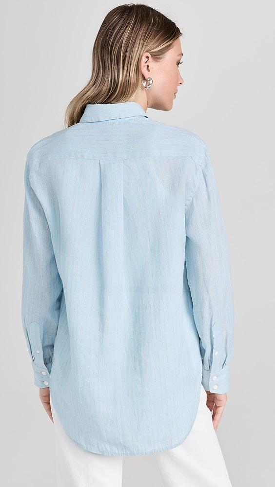 rag & bone Maxine Stripe Linen Shirt | Shopbop Product Image