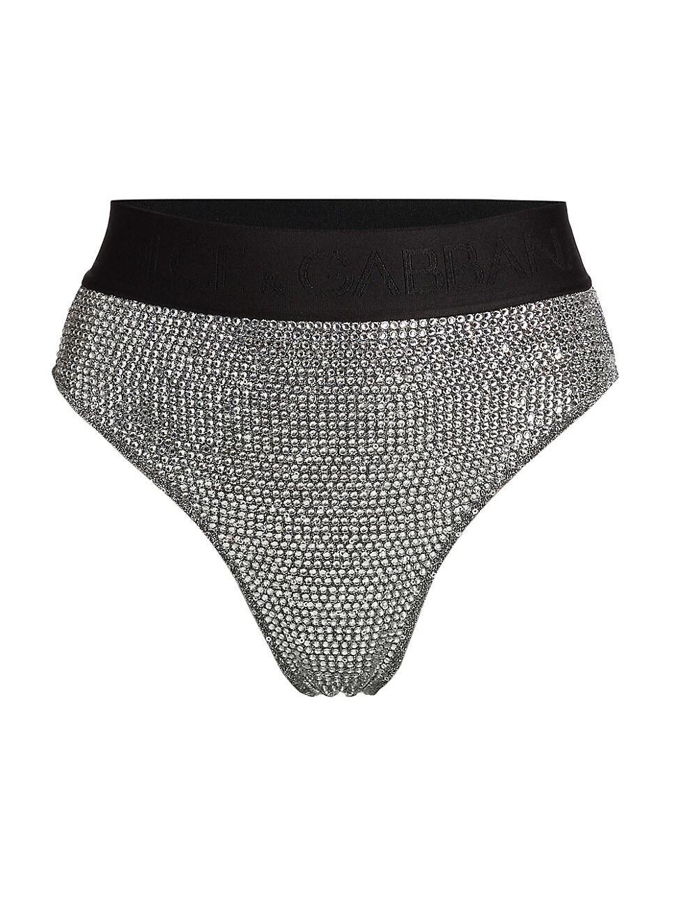 Womens Sequined High-Waist Brief Product Image