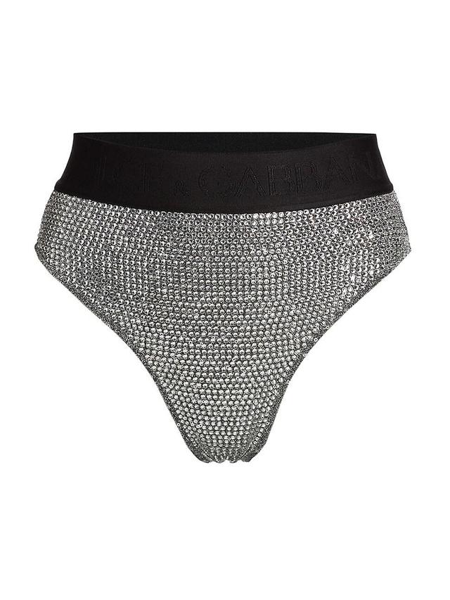 Womens Sequined High-Waist Brief Product Image