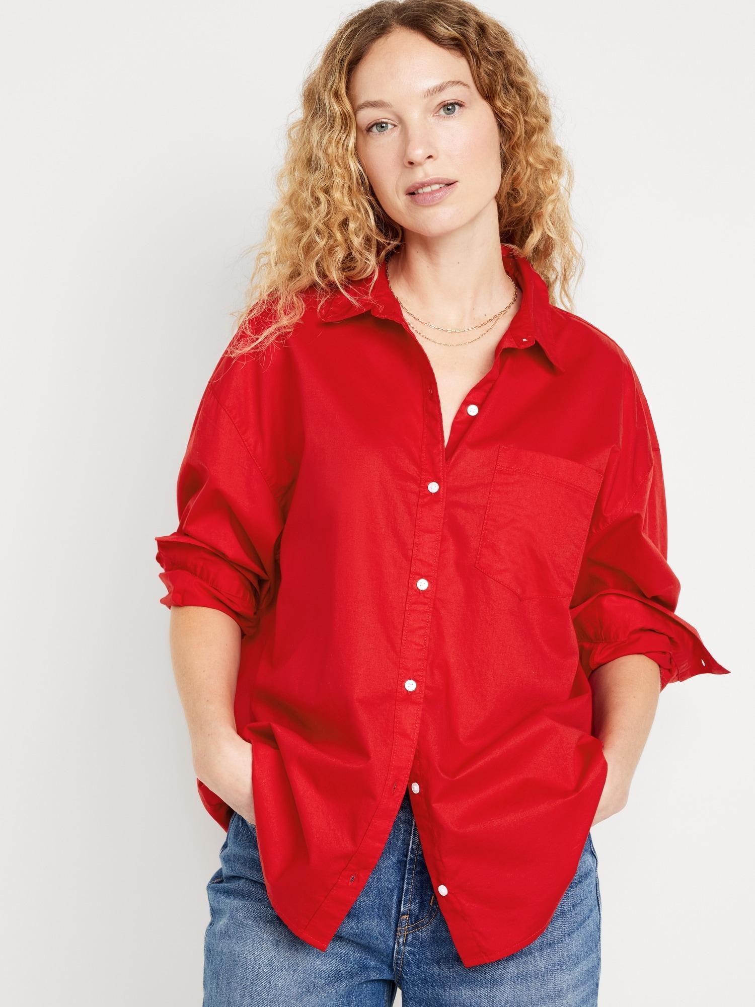 Oversized Boyfriend Shirt for Women Product Image