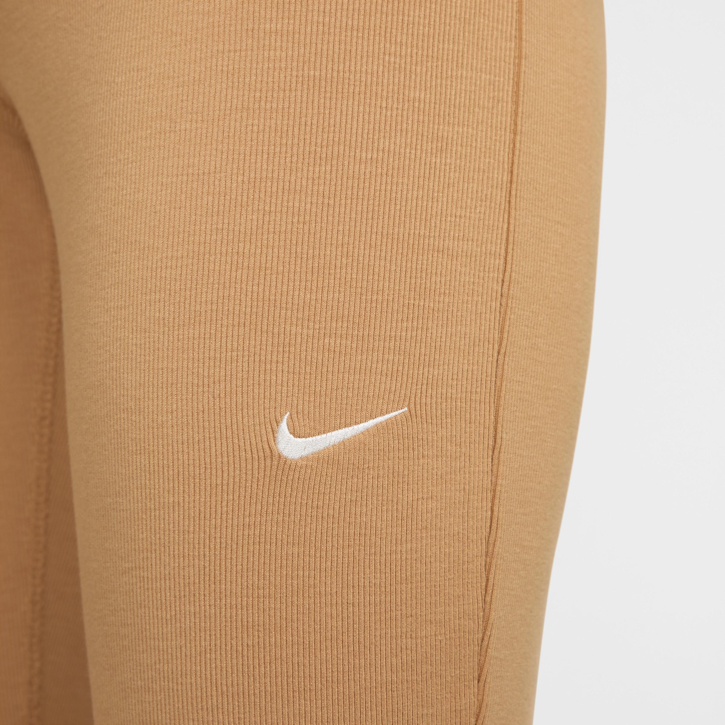 Women's Nike Sportswear Chill Knit Tight Mini-Rib Flared Leggings Product Image