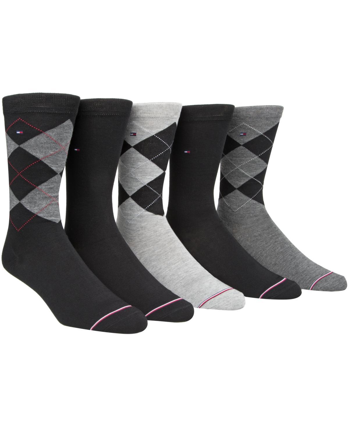 Tommy Hilfiger Mens 5-Pk. Argyle Premium Crew Socks Product Image